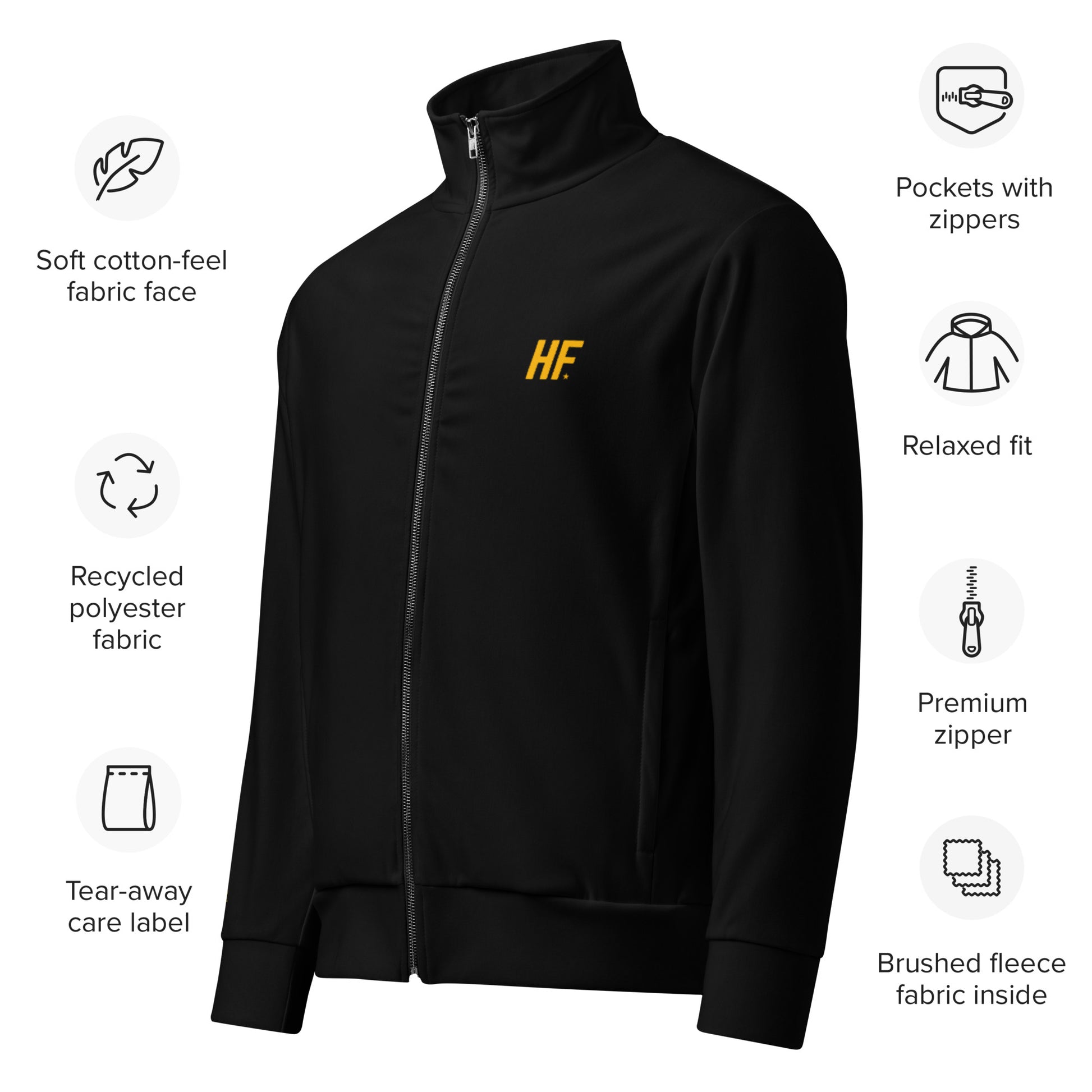 HYLOFLEX Recycled unisex track jacket
